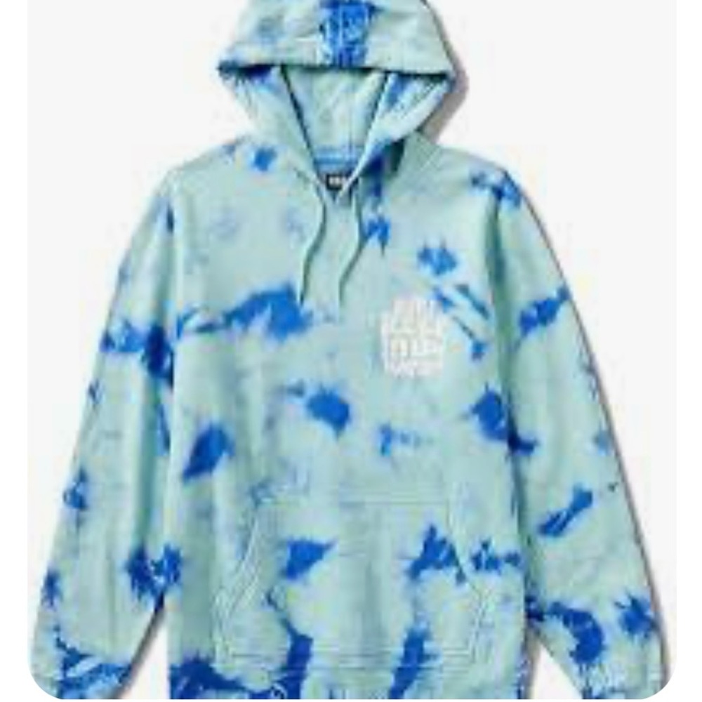REEF Blue Tie-Dye Men's Hoodie Size Small